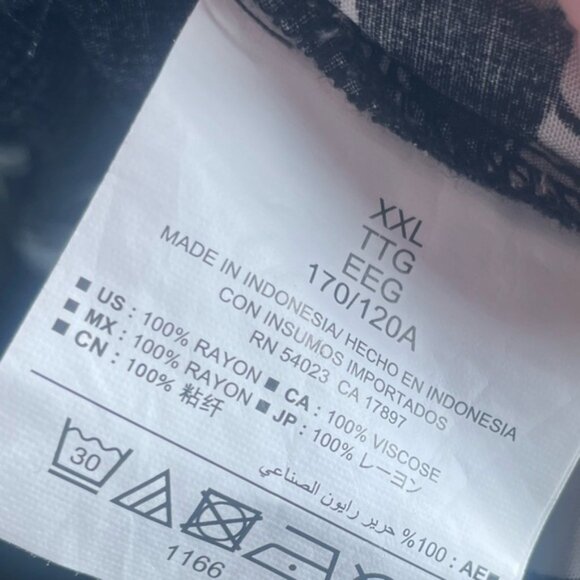 Old Navy XXL Dress Sundress Black White Tropical Beach Vacation Summer Flowy 2XL - Picture 9 of 10